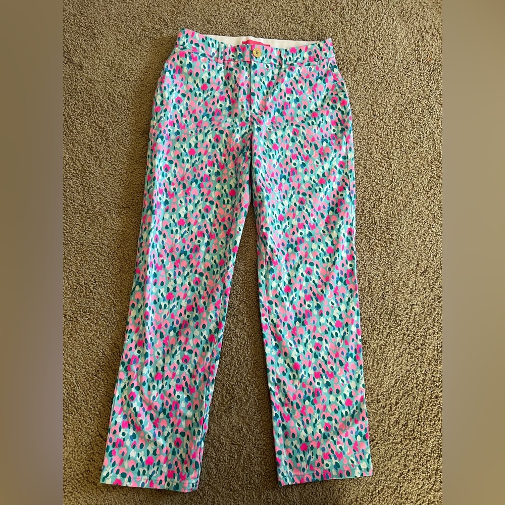 Lilly Pulitzer Multicolor Patterned Cropped Pants… - image 4